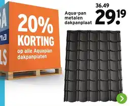 GAMMA Aqua-pan metalen dakpanplaat aanbieding