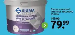 GAMMA Sigma muurverf interieur RAL9010 aanbieding
