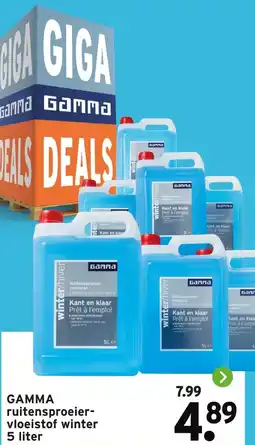 GAMMA GAMMA ruitensproeier- vloeistof winter aanbieding