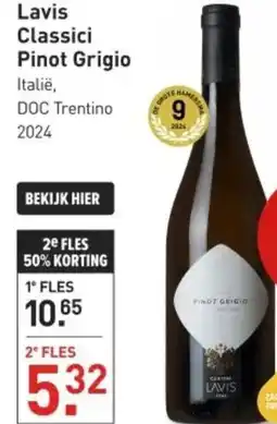 Gall & Gall Lavis Classici Pinot Grigio 75CL aanbieding
