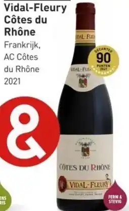 Gall & Gall Vidal-Fleury Côtes du Rhône 75CL aanbieding