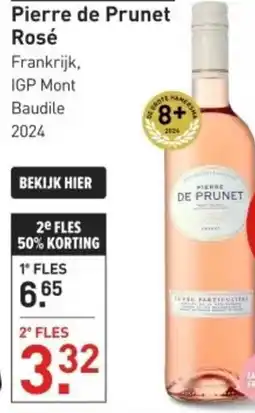 Gall & Gall Pierre de Prunet Rosé 75CL aanbieding