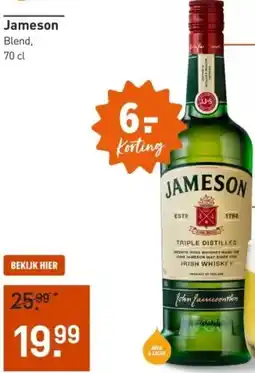 Gall & Gall Jameson 70CL aanbieding