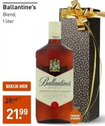 Gall & Gall Ballantine's 100CL aanbieding