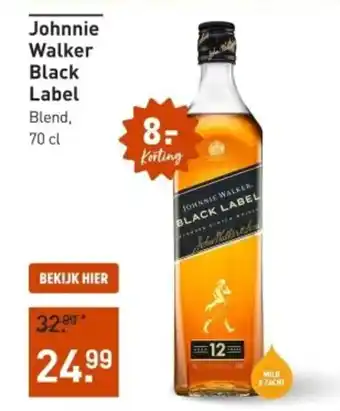 Gall & Gall Johnnie Walker Black Label 70CL aanbieding