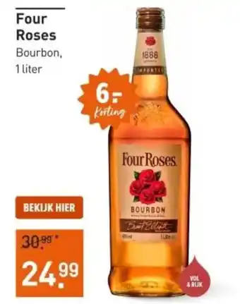 Gall & Gall Four Roses 100CL aanbieding