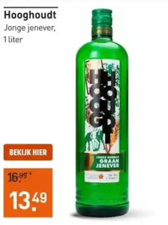 Gall & Gall Hooghoudt Jonge Dubbele Graanjenever 100CL aanbieding