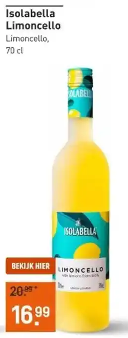 Gall & Gall Isolabella Limoncello 70CL aanbieding