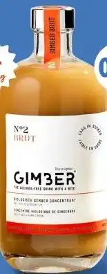 Gall & Gall GIMBER N°2 Brut Bio 50CL aanbieding