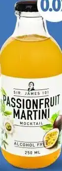 Gall & Gall Sir James passionfruit martini 25CL aanbieding