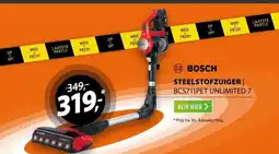 Expert Bosch BCS711PET Unlimited 7 Rood aanbieding
