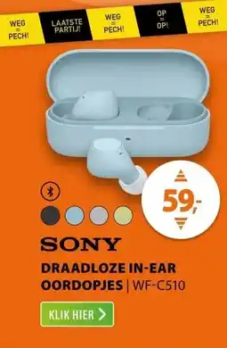 Expert Sony WF-C510 Zwart aanbieding
