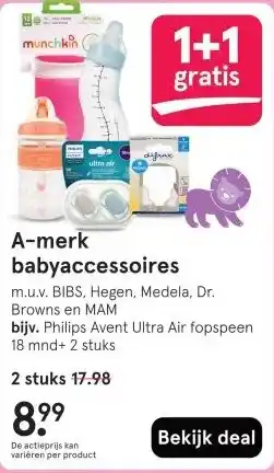 Etos A-merk babyaccessoires aanbieding
