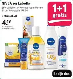Etos NIVEA en Labello aanbieding