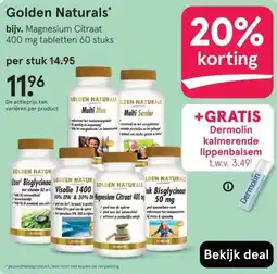 Etos Golden Naturals aanbieding