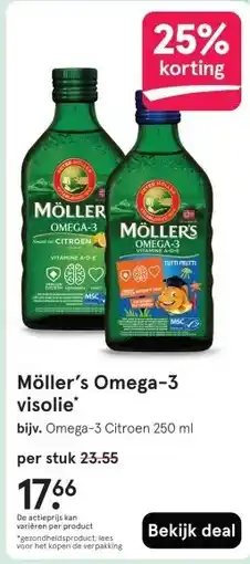 Etos Möller's Omega-3 visolie aanbieding