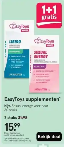 Etos EasyToys supplementen aanbieding