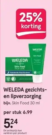 Etos WELEDA gezichts- en lipverzorging aanbieding