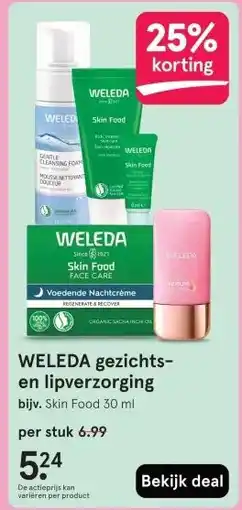 Etos WELEDA gezichts- en lipverzorging aanbieding