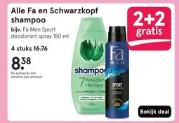 Etos Alle Fa en Schwarzkopf shampoo aanbieding