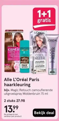 Etos Alle L'Oréal Paris haarkleuring aanbieding