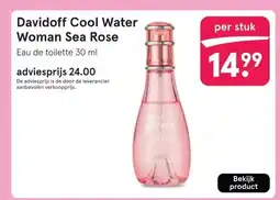 Etos Davidoff Cool Water Woman Sea Rose aanbieding