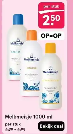 Etos Melkmeisje 1000 ml aanbieding