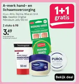 Etos A-merk hand- en lichaamsverzorging aanbieding