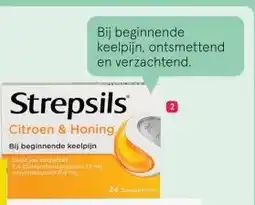 Etos Strepsils Citroen & Honing aanbieding