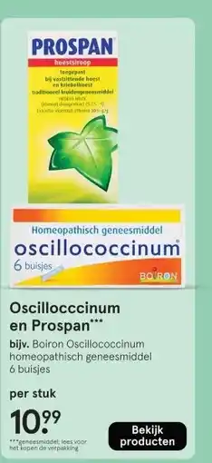 Etos Oscillocccinum en Prospan aanbieding