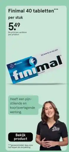 Etos Finimal 40 tabletten aanbieding