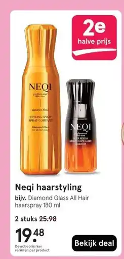 Etos Neqi haarstyling aanbieding