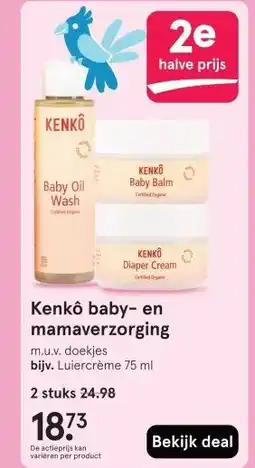 Etos Kenkô baby- en mamaverzorging aanbieding