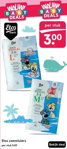 Etos Etos zwemluiers aanbieding