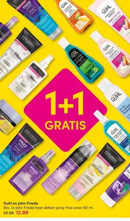 DA Guhl en John Frieda aanbieding