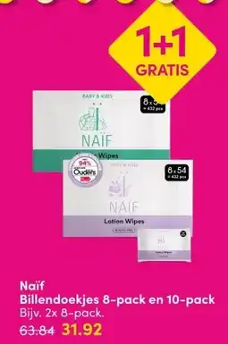DA Naïf Billendoekjes 8-pack en 10-pack aanbieding