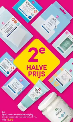 DA DA Sport, voet- en wondverzorging aanbieding