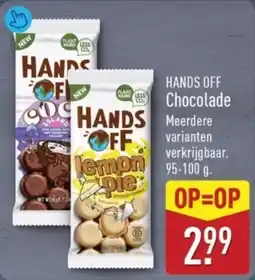ALDI Hands off chocolade aanbieding