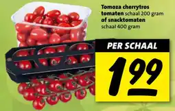 Nettorama Tomoza cherrytros tomaten of snacktomaten aanbieding