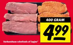Nettorama Varkenshaas schnitzels of lapjes aanbieding