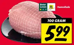 Nettorama Hamrollade aanbieding
