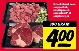 Nettorama Schenkel met been, soeppakket, runderpoulet, ossenstaart* of soepballetjes aanbieding