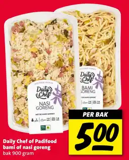 Nettorama Daily Chef of Padifood bami of nasi goreng aanbieding