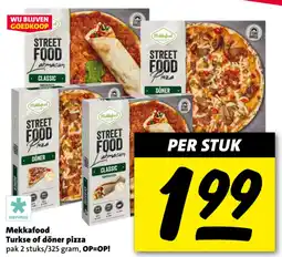 Nettorama Mekkafood Turkse of döner pizza aanbieding