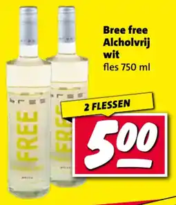 Nettorama Bree free Alcholvrij wit aanbieding