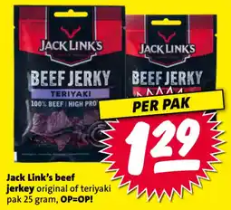 Nettorama Jack Link's beef jerkey aanbieding