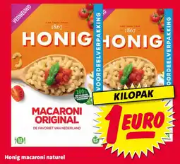Nettorama Honig macaroni naturel aanbieding