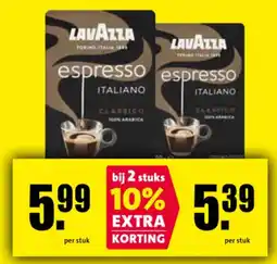 Nettorama Lavazza espresso aanbieding