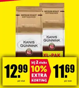Nettorama Medium roast koffiebonen aanbieding