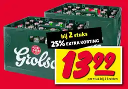 Nettorama Grolsch aanbieding